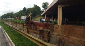 Seinfra começa o trabalho de recuperação da Marginal Botafogo